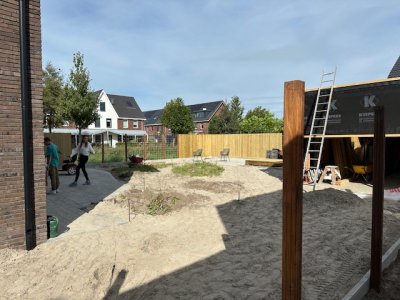 voorbeeld foto Nieuwbouw tuinaanleg Zwolle